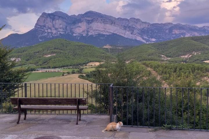 Preciosas Vistas A La Montana, Luminoso Y Acogedor Apartment El Pueyo de Araguas Bagian luar foto